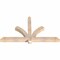 Ekena Millwork Redmond Smooth Timber Gable Bracket, Douglas Fir, 60"W x 35"H x 3 1/2"D x 3 1/2"F, 14/12 Pitch GBW060X35X0404RED00SDF - alternate 2